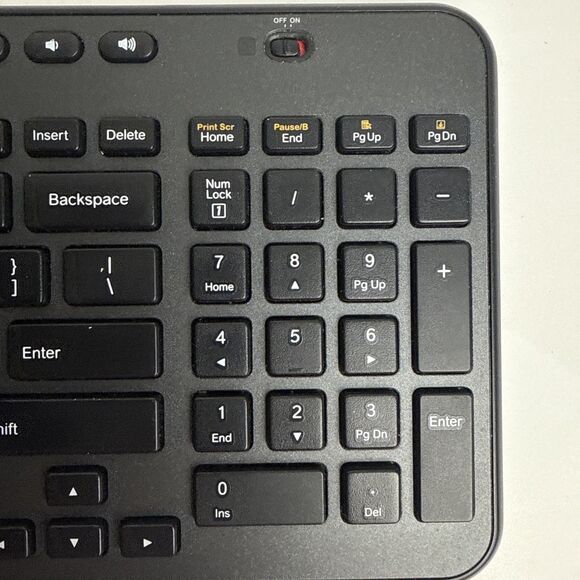Logitech K360 Y-R0017 Wireless Keyboard With Unifying Dongle Tested Works Black - Picture 5 of 11